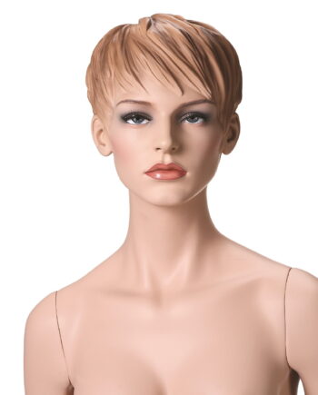 Maneken lutka, stilizirana kosa, make-up